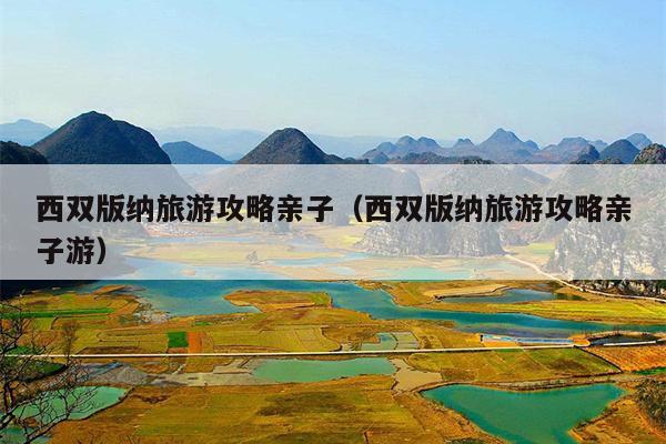 西双版纳旅游攻略亲子（西双版纳旅游攻略亲子游）