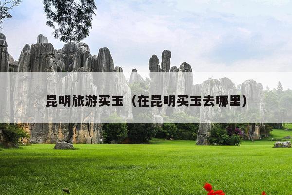 昆明旅游买玉（在昆明买玉去哪里）