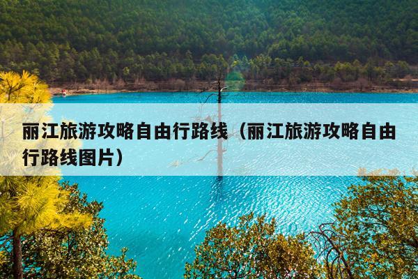丽江旅游攻略自由行路线（丽江旅游攻略自由行路线图片）