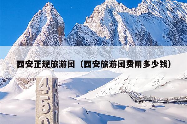 西安正规旅游团（西安旅游团费用多少钱）