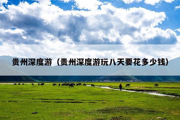 贵州深度游（贵州深度游玩八天要花多少钱）