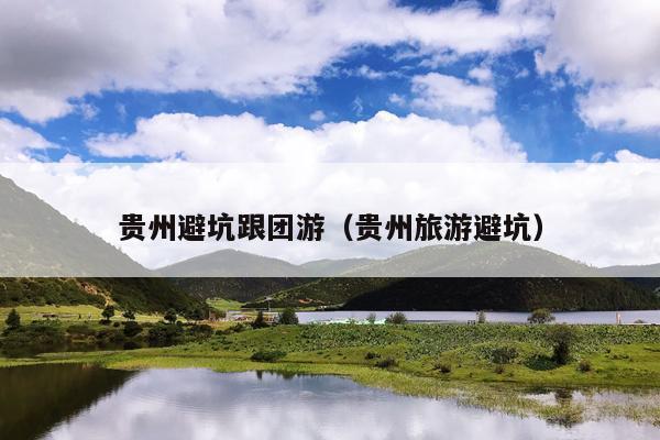 贵州避坑跟团游（贵州旅游避坑）