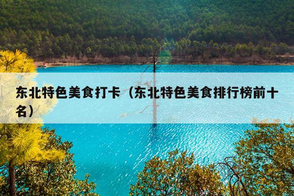 东北特色美食打卡（东北特色美食排行榜前十名）