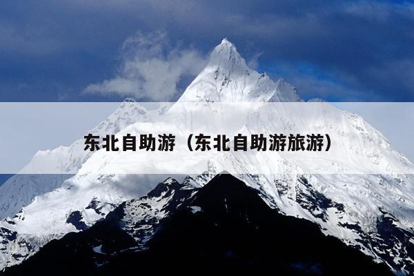 东北自助游（东北自助游旅游）