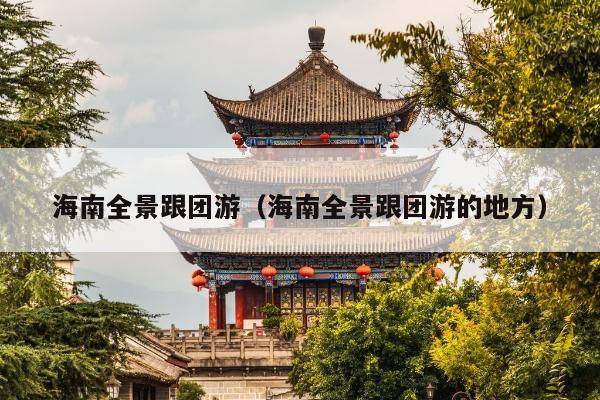 海南全景跟团游（海南全景跟团游的地方）
