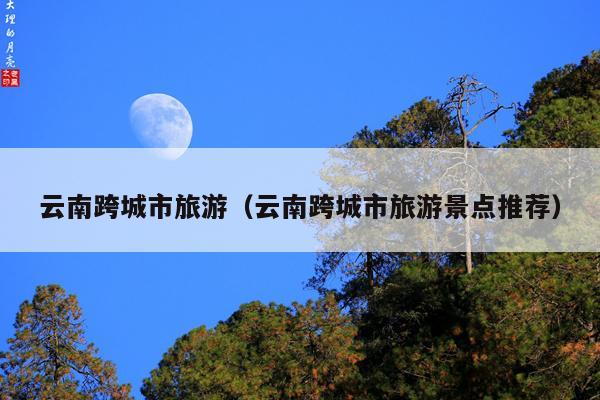 云南跨城市旅游（云南跨城市旅游景点推荐）