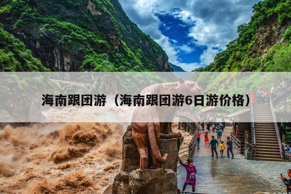 海南跟团游（海南跟团游6日游价格）
