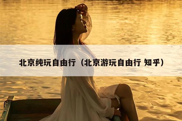 北京纯玩自由行（北京游玩自由行 知乎）