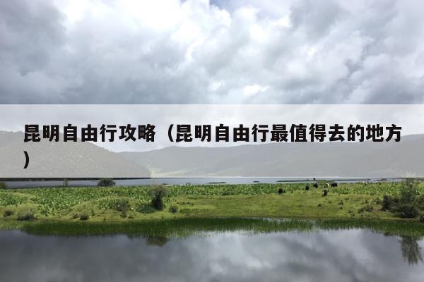 昆明自由行攻略（昆明自由行最值得去的地方）