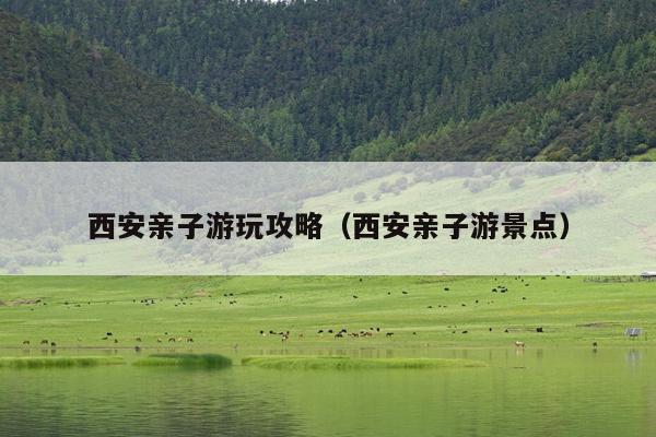 西安亲子游玩攻略（西安亲子游景点）